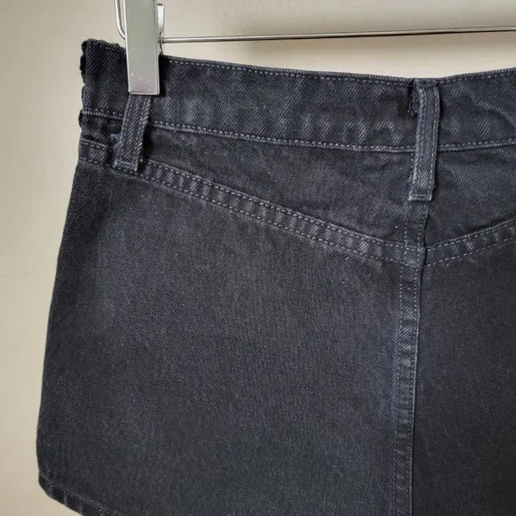 Carmar Titania High Rise Black Denim Jean Chain Shorts - Picture 8 of 16